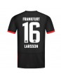 Eintracht Frankfurt Hugo Larsson #16 Gostujuci Dres 2024-25 Kratak Rukavima